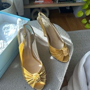 Butter Shoes Peep-Toe Slingback Heels